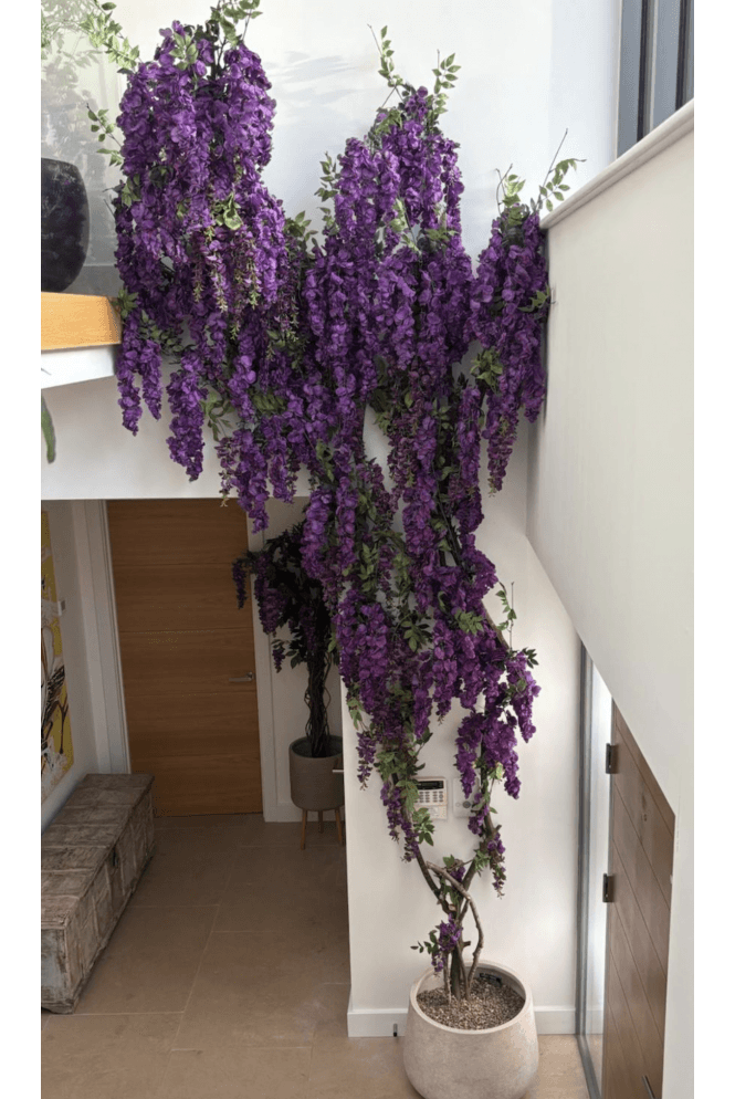 Artificial Bespoke Wisteria Climbing Tree 4m High 