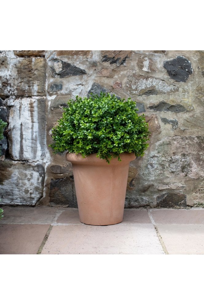 Artificial Buxus Ball Potted In Terracotta Base