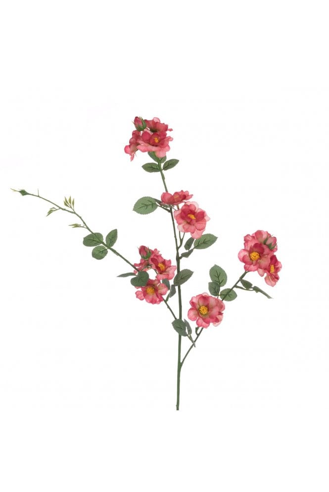 Artificial Eco Tea Rose Spray 80cm 