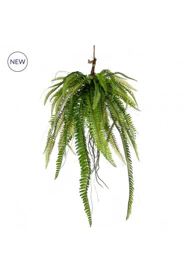 Artificial Hanging Fern Ball 60cm Long