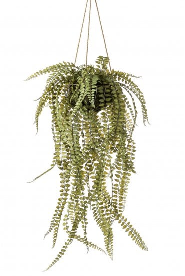 Artificial Hanging Button Fern