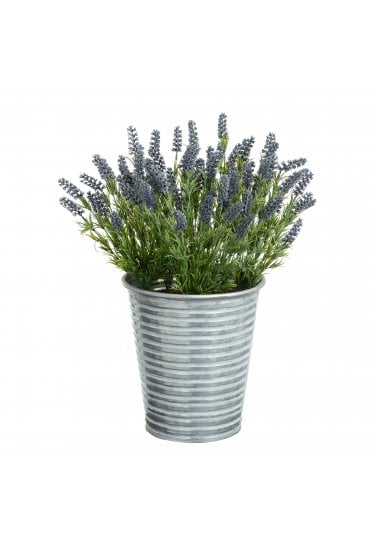 Artificial Lavender Arrangement - Metal Base