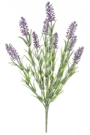 Artificial Lavender Bush 42cm Pack of 6