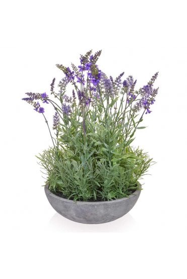 Artificial Lavender Plants Potted 28cm
