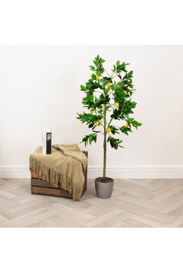 Artificial Lemon Tree Potted 1.3m