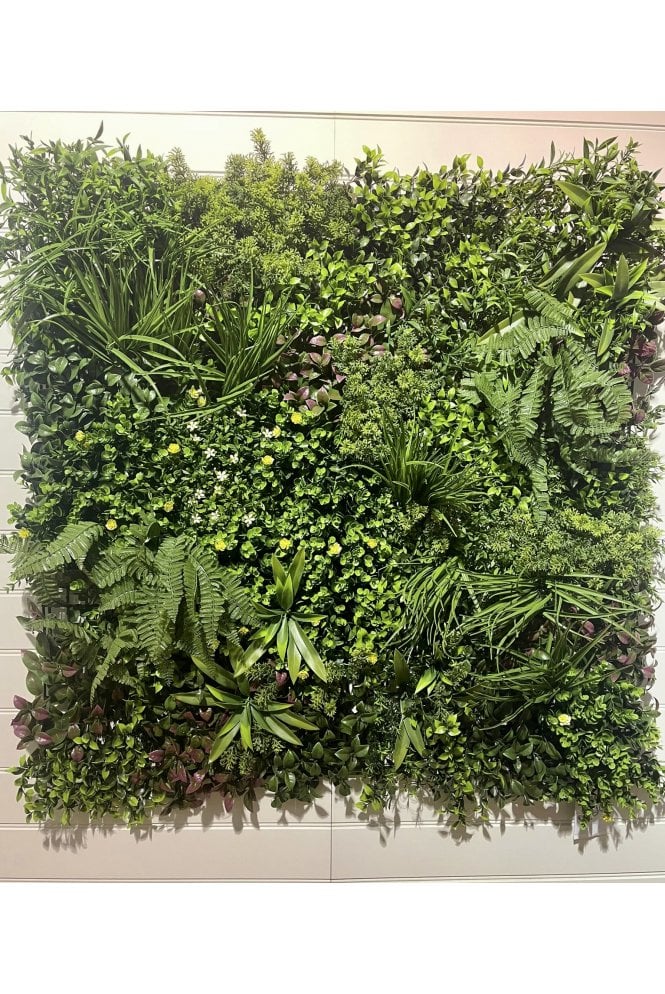 Artificial Living Wall Panel 1m X 1m - Jungle