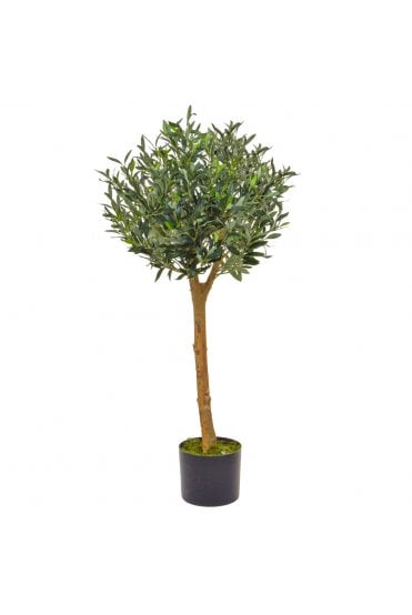 Artificial Olive Ball Tree 100cm