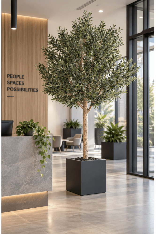 Artificial Flame Retardant Olive Tree 2.1m