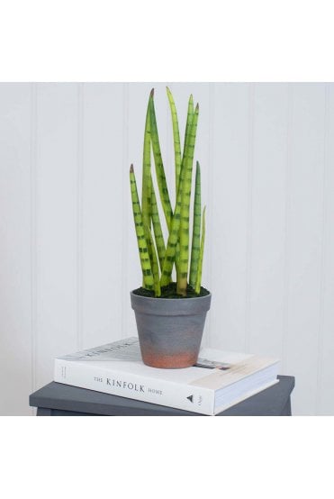 Artificial Potted Sansevieria Plant 42cm