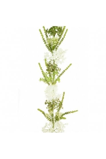 Artificial Queen Ann Lace Garland Cream
