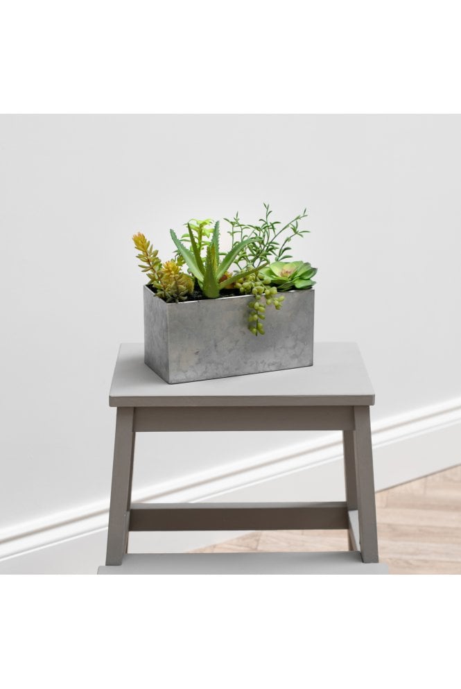 Artificial Succulents in Trough 22cm 
