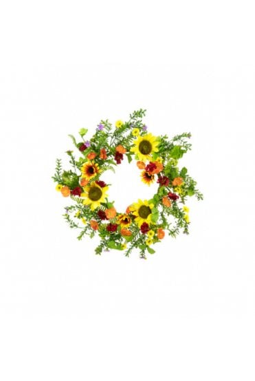 Artificial Sunflower Wreath