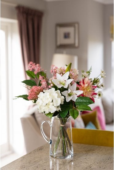 Artificial Wild Flower Pastel Bouquet