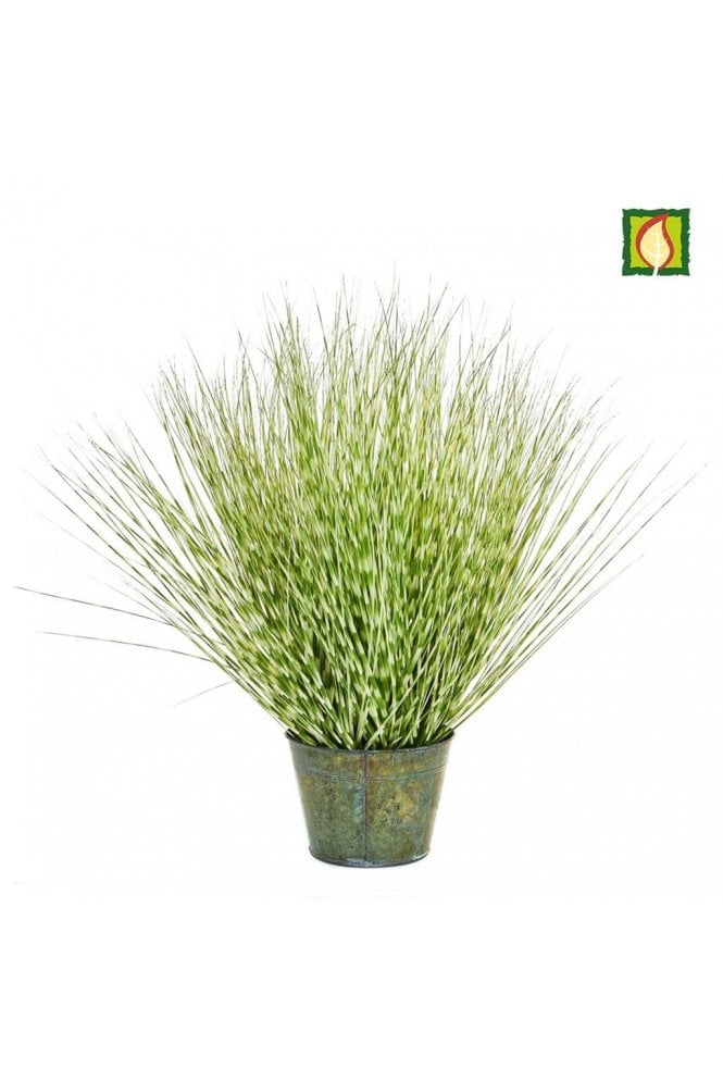 Artificial Zebra Grass in Metal Base 86cm