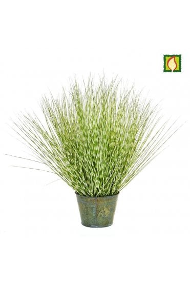 Artificial Zebra Grass in Metal Base 86cm