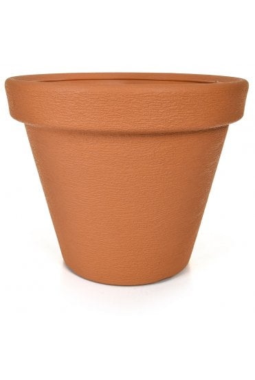 Classic Round Pot Terracotta Finish