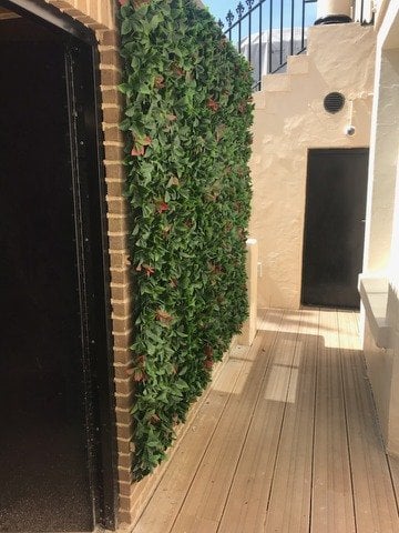 Artificial Laurel Living Wall