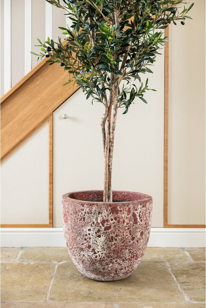 Stone Planter Lava Pink (3 Size Options)