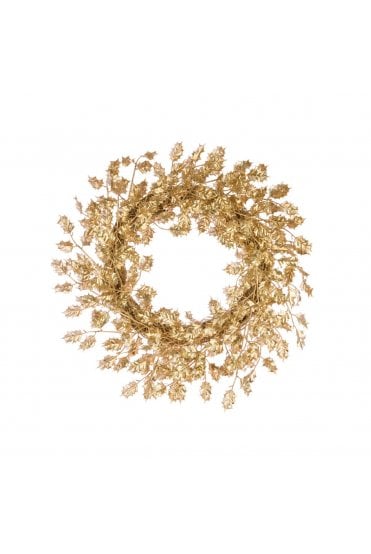 Gold Metallic Christmas Wreath