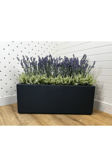 Ready Made Artificial Lavender and Heather Trough Filler