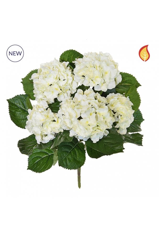  Artificial Hydrangea Bush IFR Pack of 6