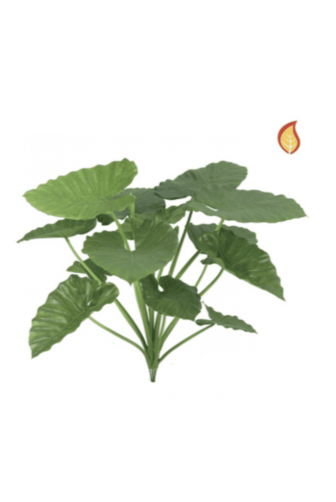 Inherently Fire Retardant Artificial Alocasia Calidora 