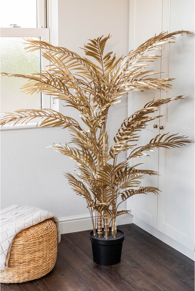 Artificial Gold Areca Palm 145cm
