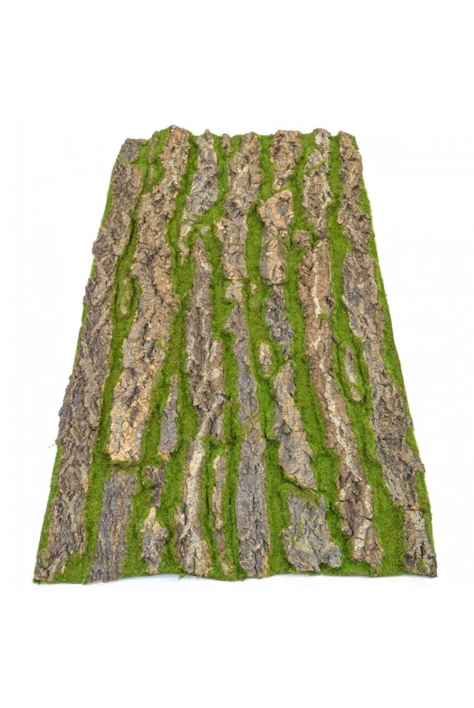 Artificial Bark and Moss Panel