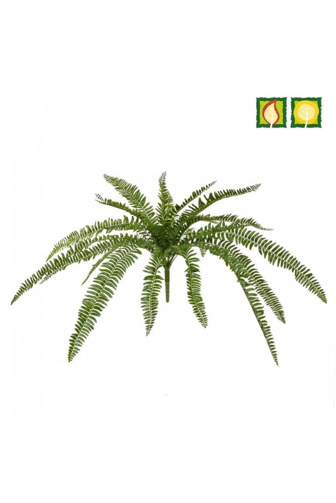 Artificial Boston Fern UV Protected & Flame Retardant