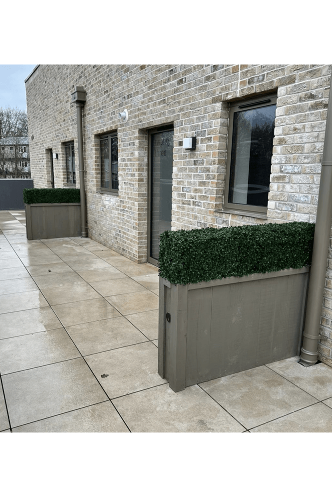 Artificial Boxwood Barrier Trough