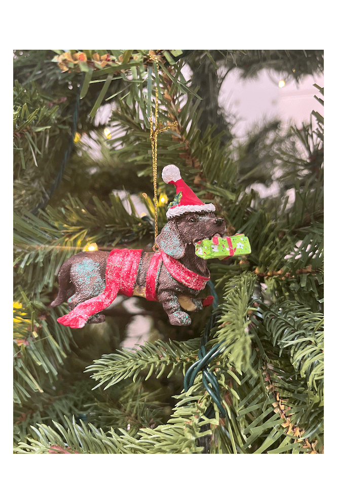 Artificial Christmas Decoration - Dachsund
