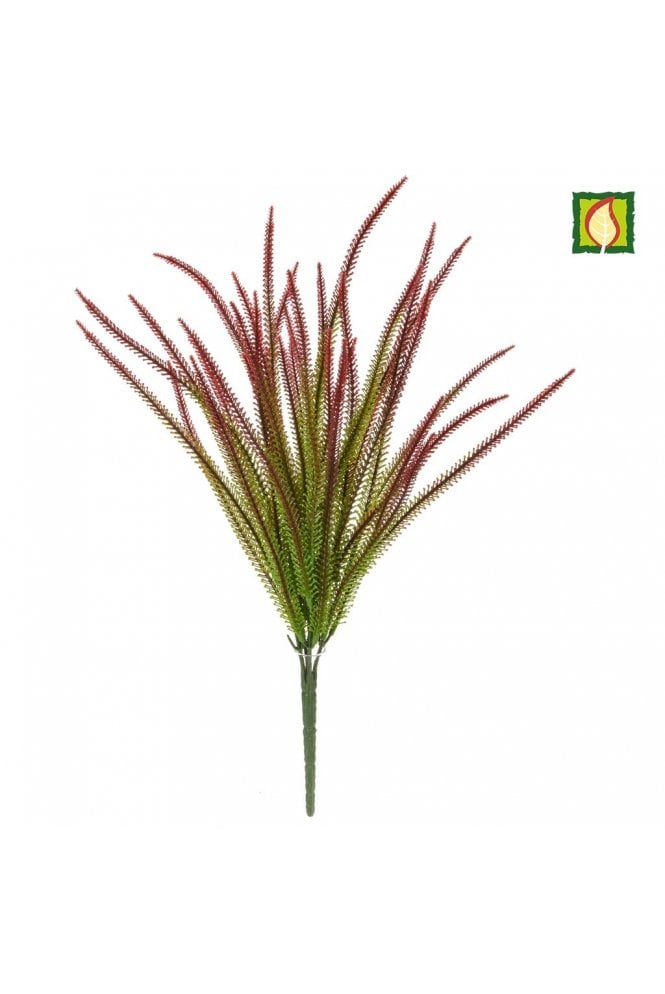 Artificial Grass Plant Red Tip - Flame Retardant