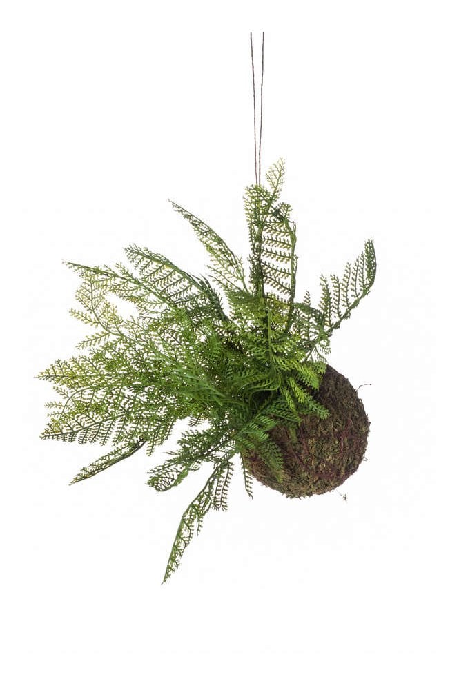 Artificial Hanging Boston Fern Pack of 6