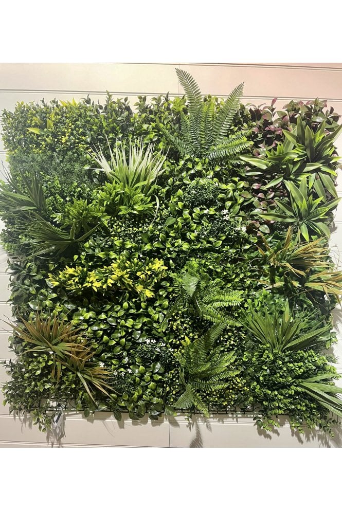 Artificial Living Wall Panel Botanic Gardens 1m X 1m