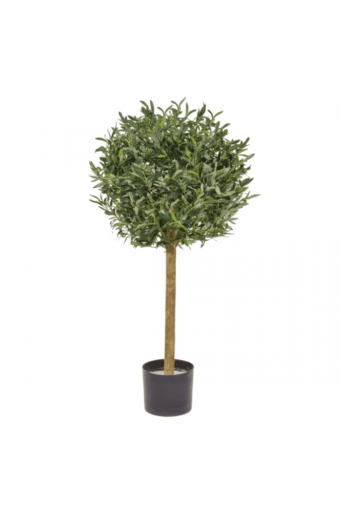 Artificial Olive Ball Tree 90cm
