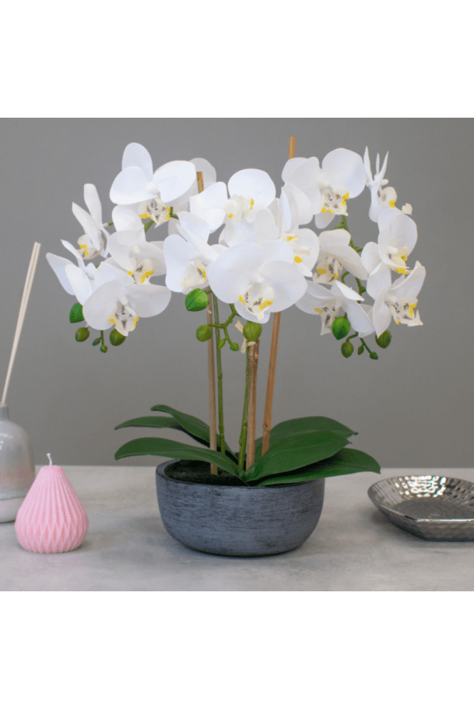 Artificial Orchid Arrangement 45cm