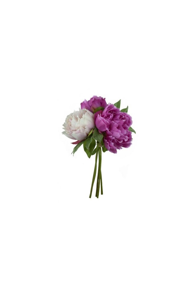 Mini Bouquet Artificial Peonies