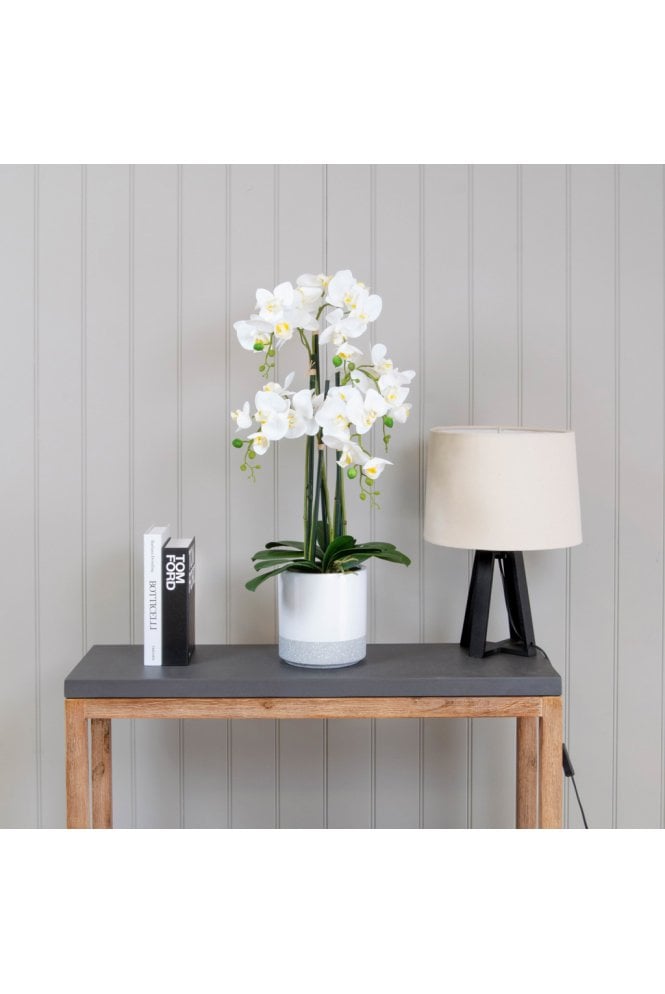 Artificial Phalaenopsis Orchid Arrangement 70cm
