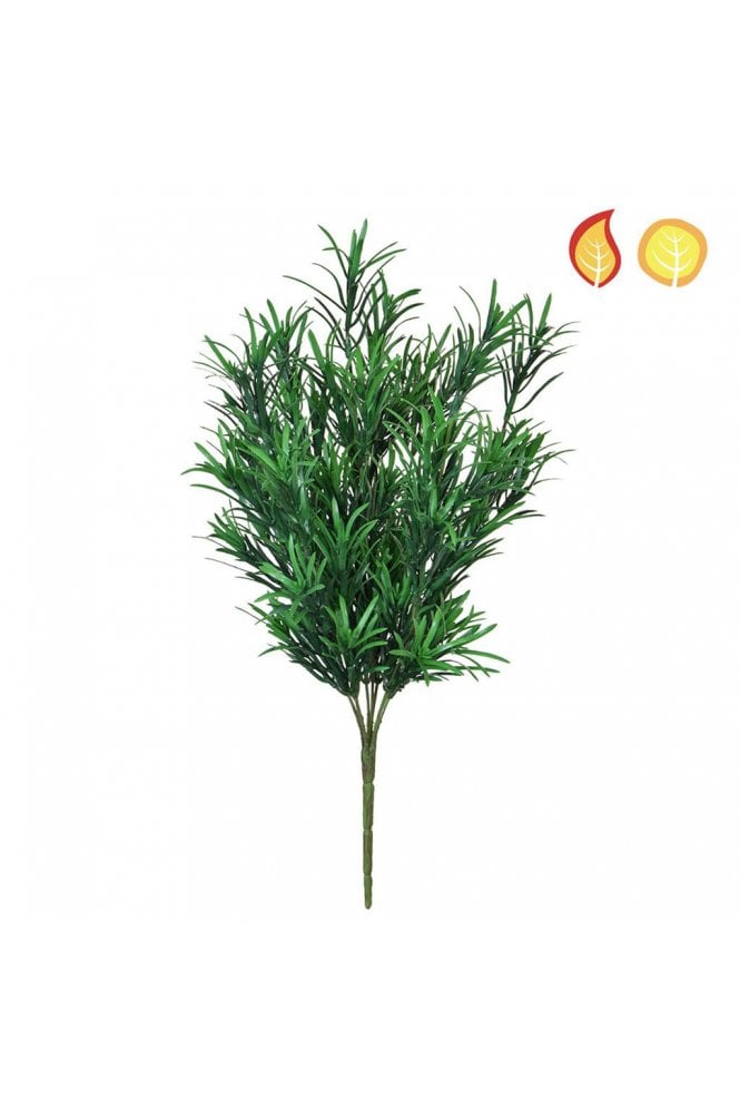 Artificial Podocarpus Green UV & FR
