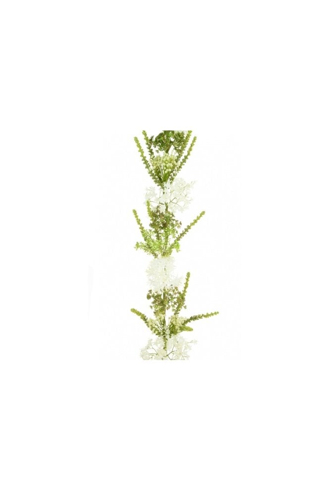 Artificial Queen Ann Lace Garland Cream