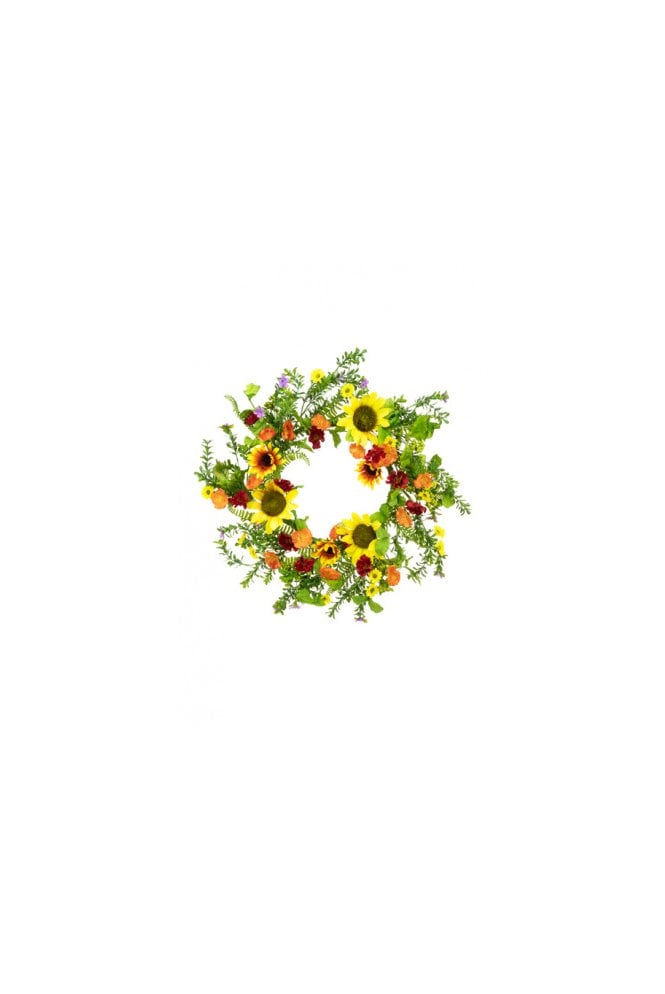 Artificial Sunflower Wreath
