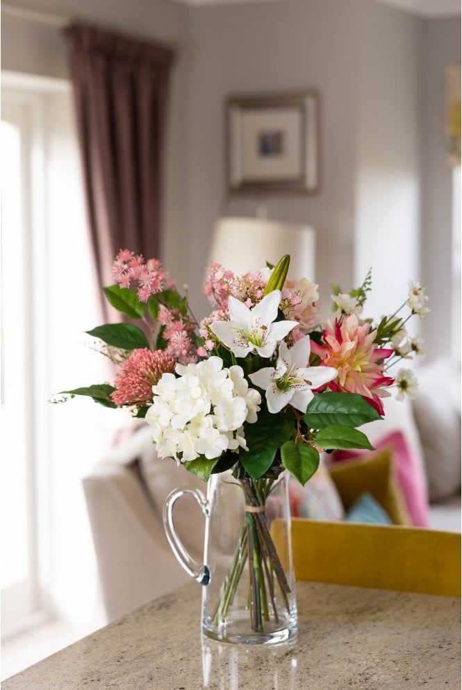 Artificial Wild Flower Soft Pastel Bouquet