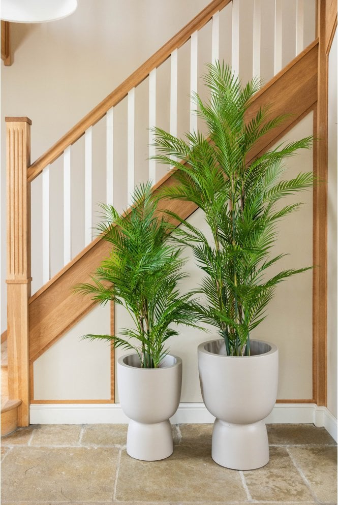 Pure Beige Footed Planter